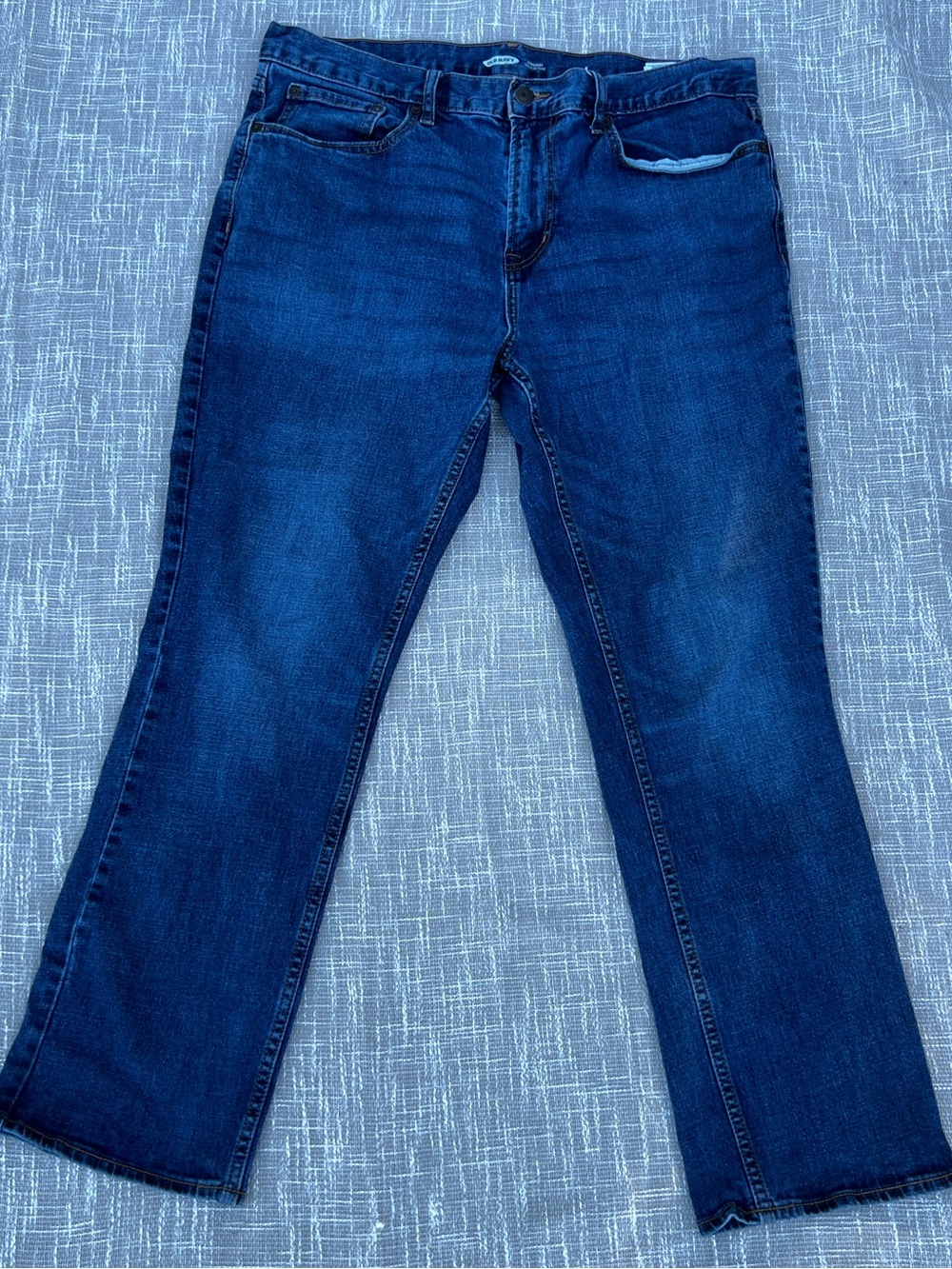 Old Navy Men’s Straight Jeans in Dark Blue Wash 36x30